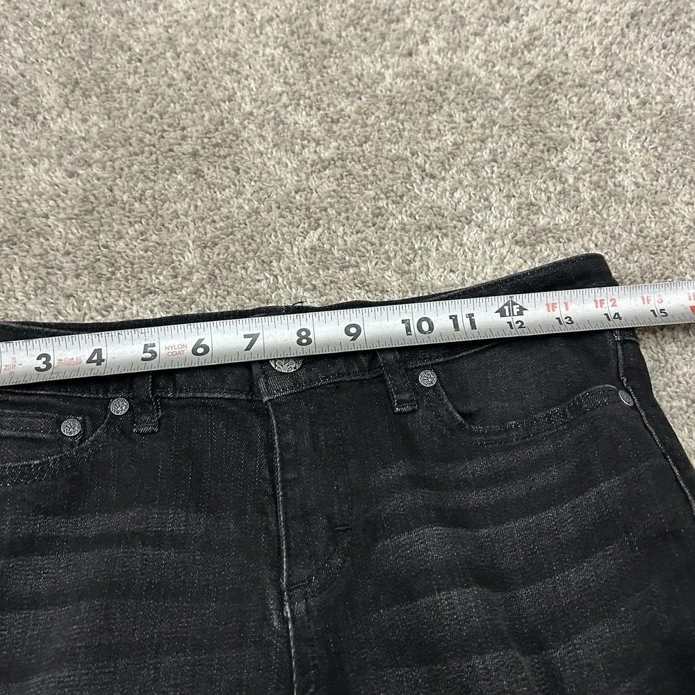 prAna‎ London Jeans Women's 4/27 Black Dark Wash Denim 30